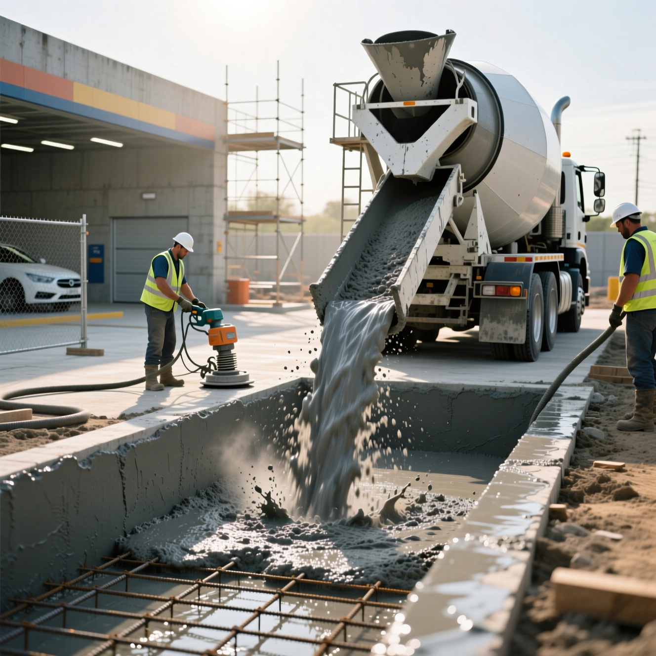 Фундамент автомойки самообслуживания