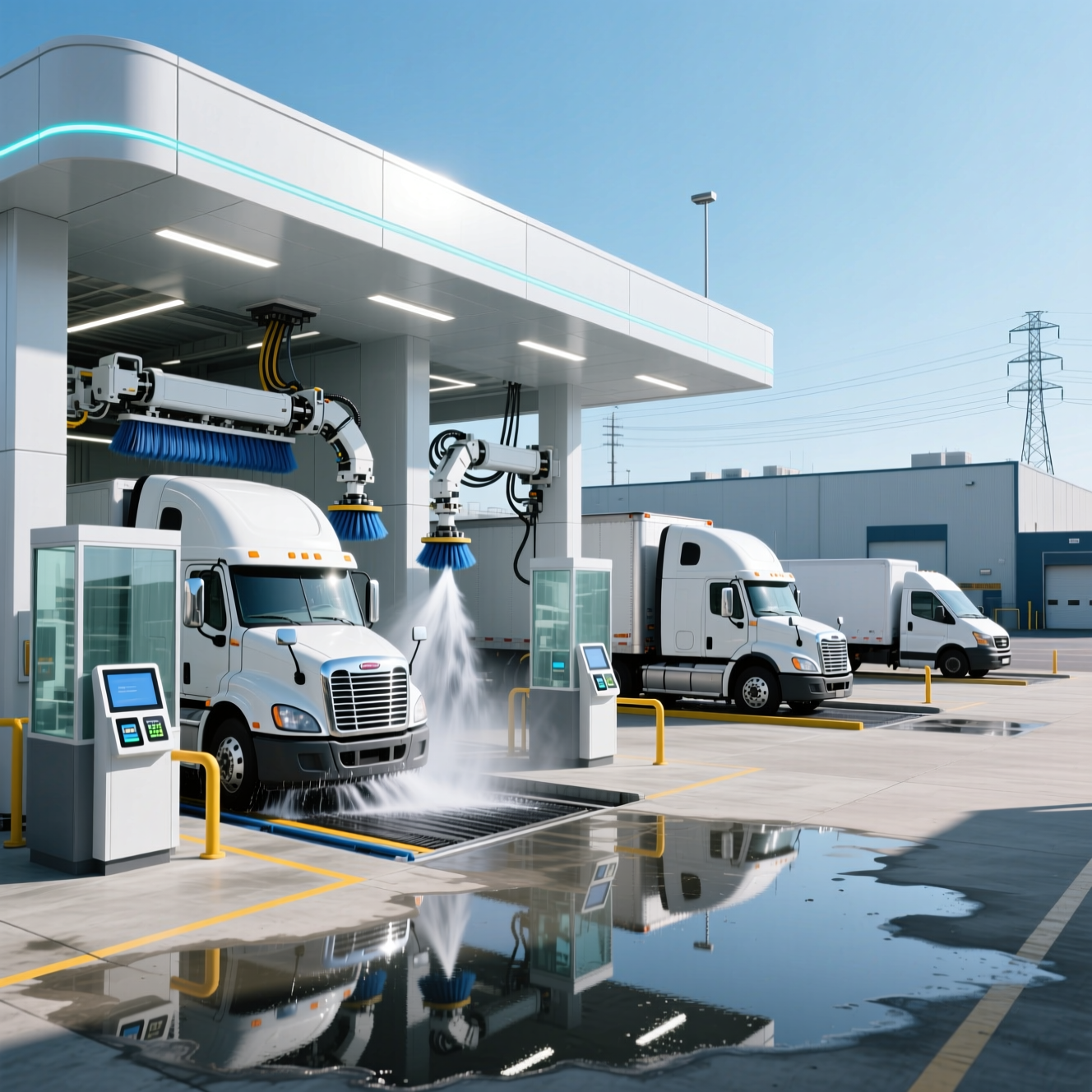 Автомойка самообслуживания для грузовиков