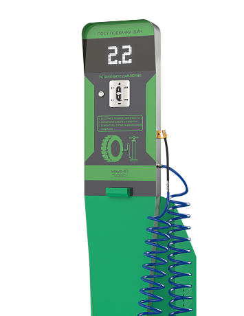  Автоматический пост подкачки шин Wave-air Slime TN. Изображение 6