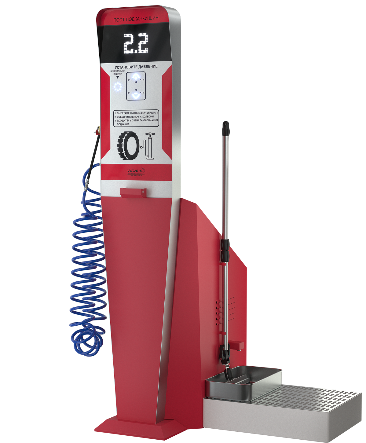  Автоматический пост подкачки шин Wave-air Slime LK. Изображение 4