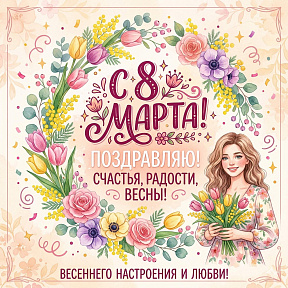 Поздравление с 8 марта!