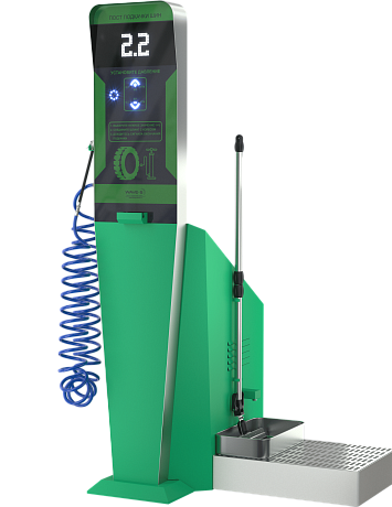  Автоматический пост подкачки шин Wave-air Slim TN. Изображение 2