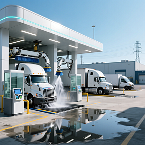 Автомойки самообслуживания для грузовых автомобилей